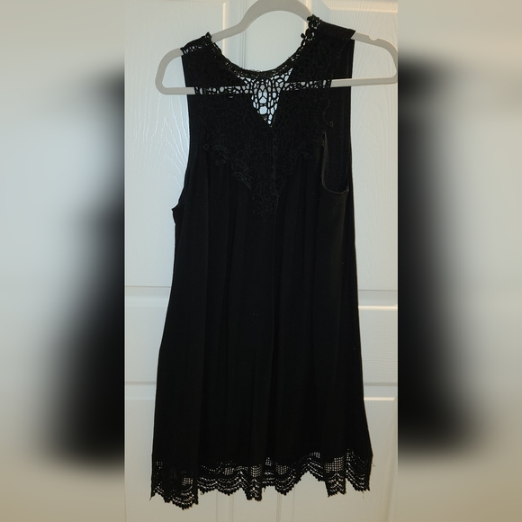 Entro Sleeveless Black Dress Women Size Large - Picture 2 of 5